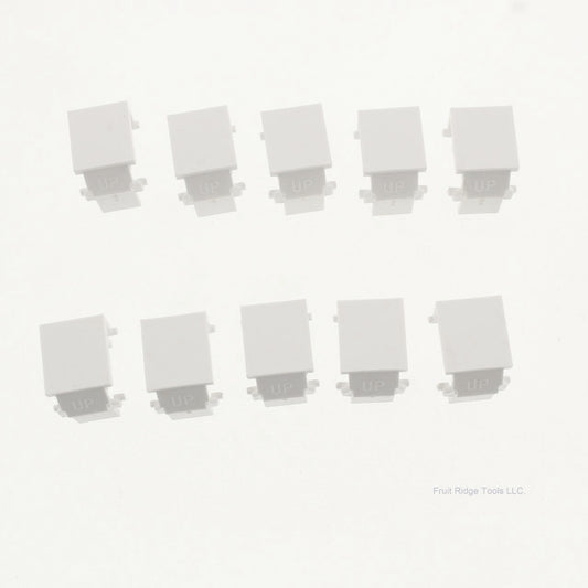 10 Pack SignaMax White Blank Module Inserts CMK-BL-WH