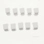 10 Pack SignaMax White Blank Module Inserts CMK-BL-WH