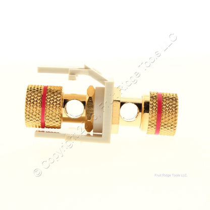 Signamax CMK-RA Red 3-Way Binding Post Module Light Ivory