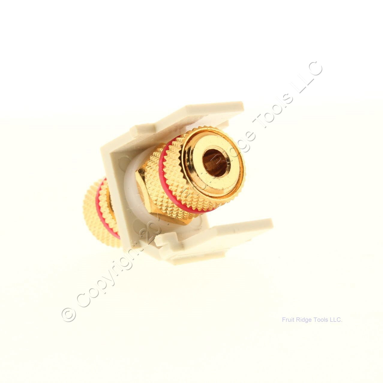 Signamax CMK-RA Red 3-Way Binding Post Module Light Ivory