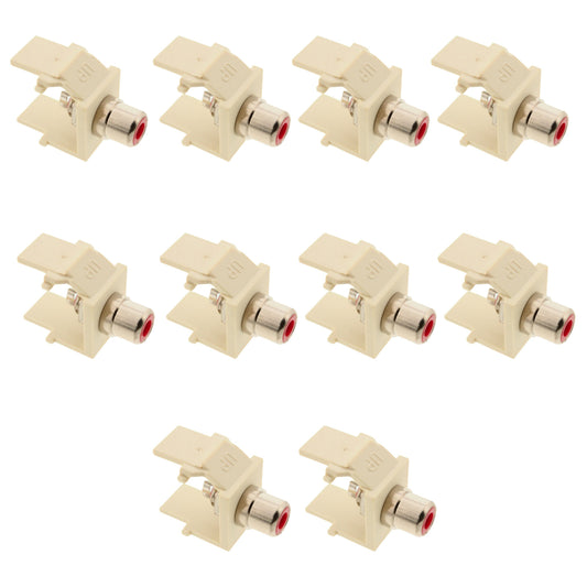 10 Signa Max Light Ivory RCA Red Solder-Tail Modules CMK-RCASR