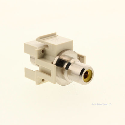 SignaMax Light Ivory RCA Yellow Feed-Thru Module CMK-RCAY