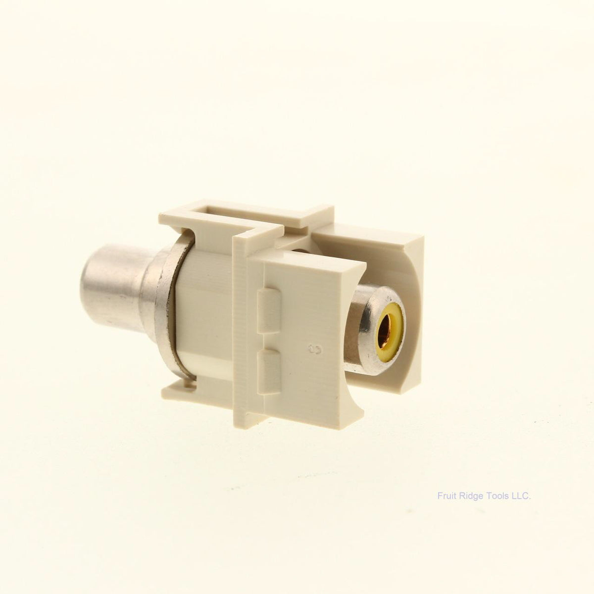 SignaMax Light Ivory RCA Yellow Feed-Thru Module CMK-RCAY
