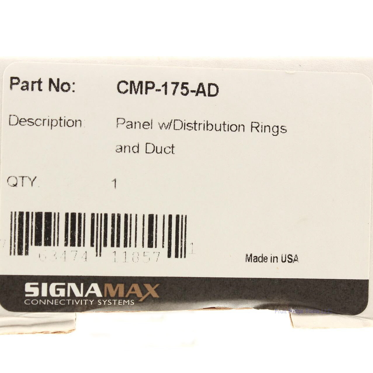 SignaMax Panel w/ Horizontal Distribution Rings and Duct 1.75" x 3" CMP-175-AD