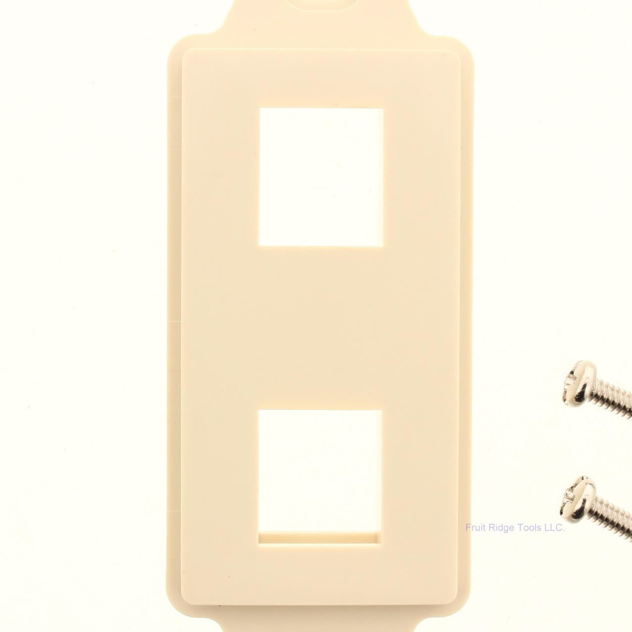 SignaMax DA-2 Almond 2-Port Decorator Style Keystone Wallplate Cover Insert DA-2