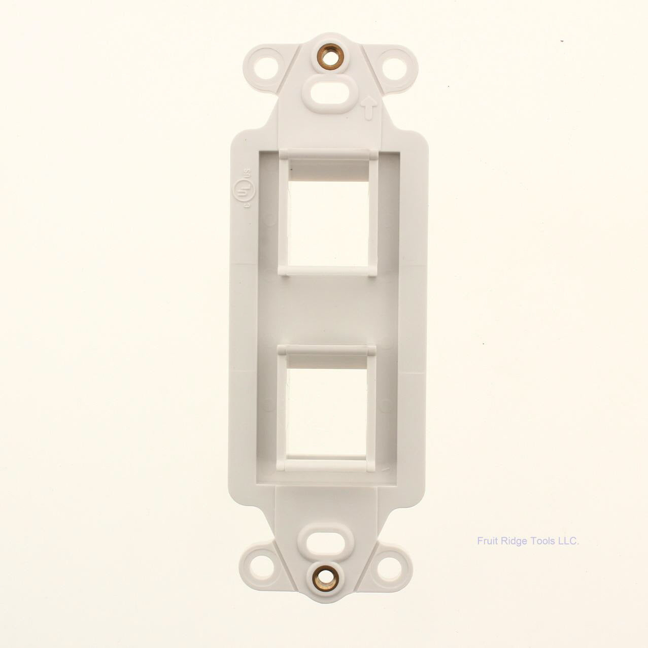 SignaMax White 2-Port Decora Style Keystone DA-2-WH