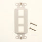 SUTTLE DA-3-WH 3-Port Decora Style Keystone