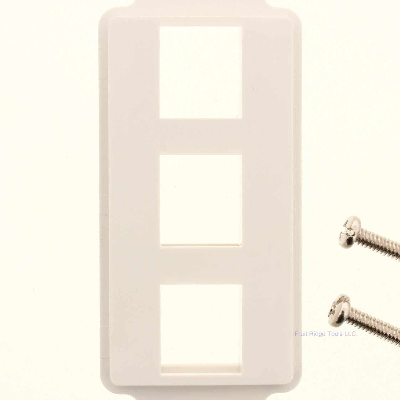 SUTTLE DA-3-WH 3-Port Decora Style Keystone