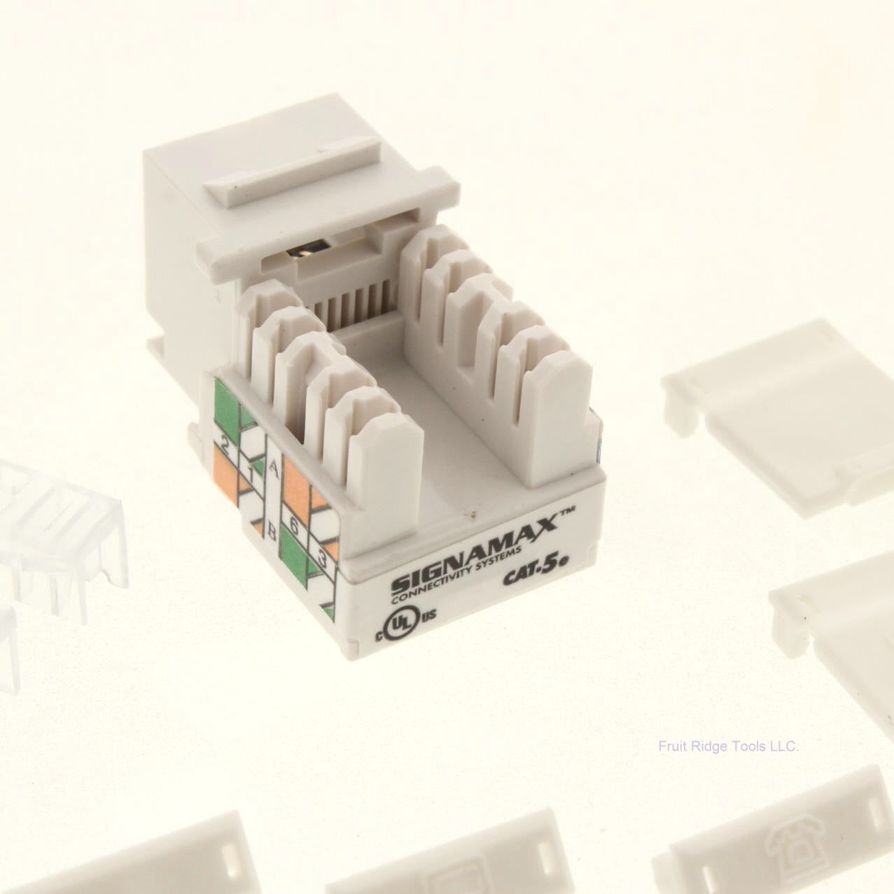 SignaMax J458-C5E-WH White Category 5e Keystone Jack