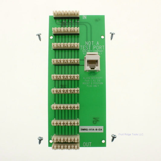 Suttle RG-V1A-8 4 Pair 110 IDC 8 Port Voice Distribution Module RJ31X Alarm Jack