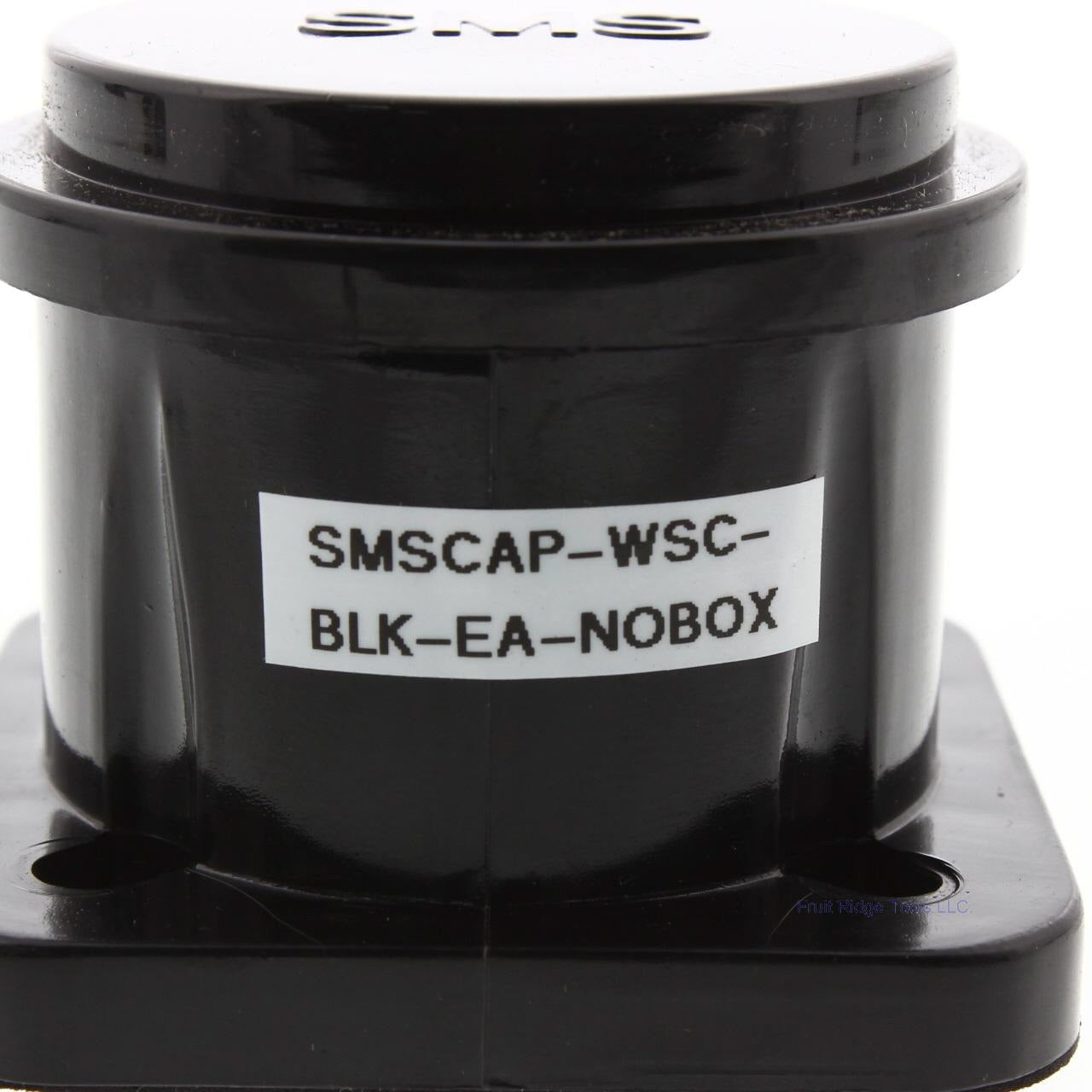 Black Molded Panel Mount Snap Back Cover Protective Cap