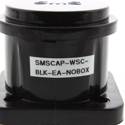Black Molded Panel Mount Snap Back Cover Protective Cap