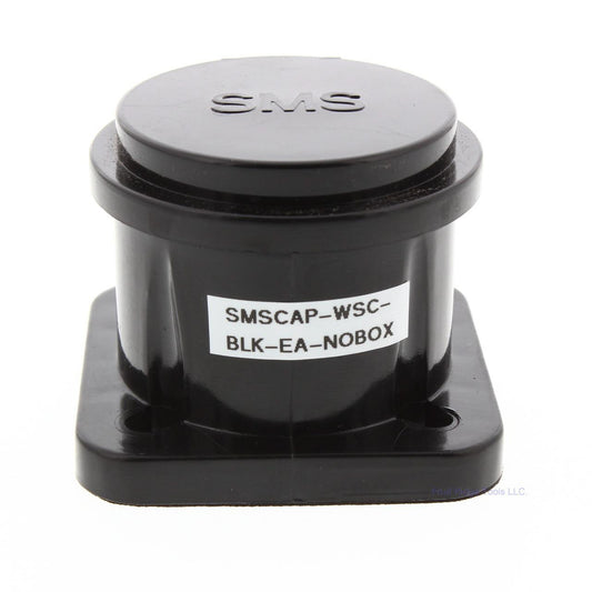 Black Molded Panel Mount Snap Back Cover Protective Cap