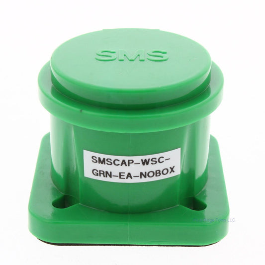 Green Molded Panel Mount Snap Back Cover Protective Cap
