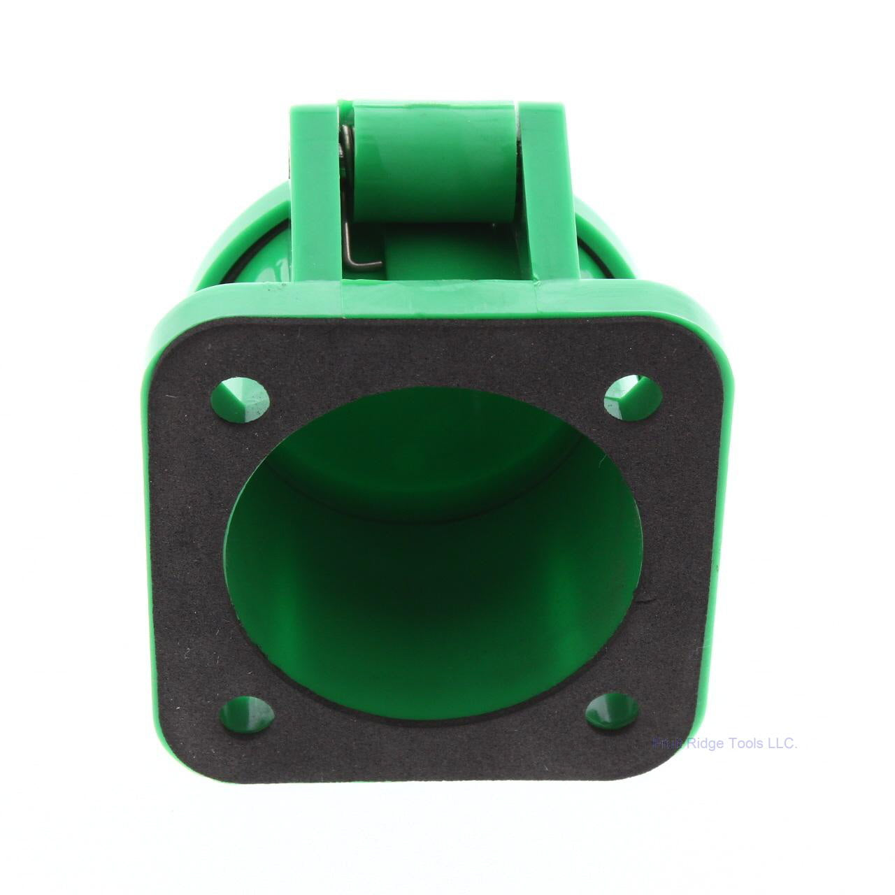 Green Molded Panel Mount Snap Back Cover Protective Cap