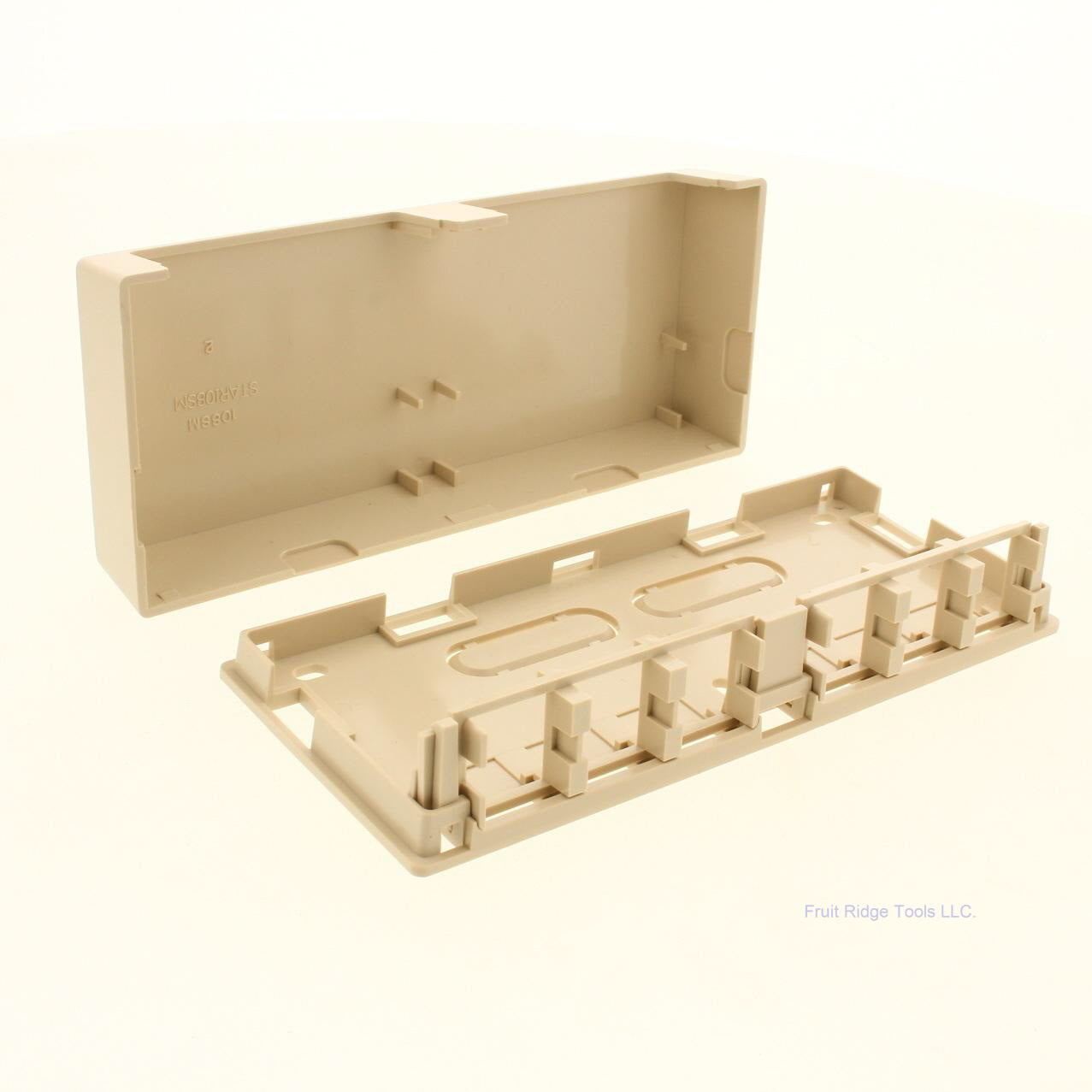 Suttle Ivory 6-Port Surface Mount Empty Data Box SE-STAR108SM-52