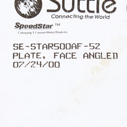Suttle SE-STAR500AF-52 Ivory Angled Face 4-Port Nylon Wallplate