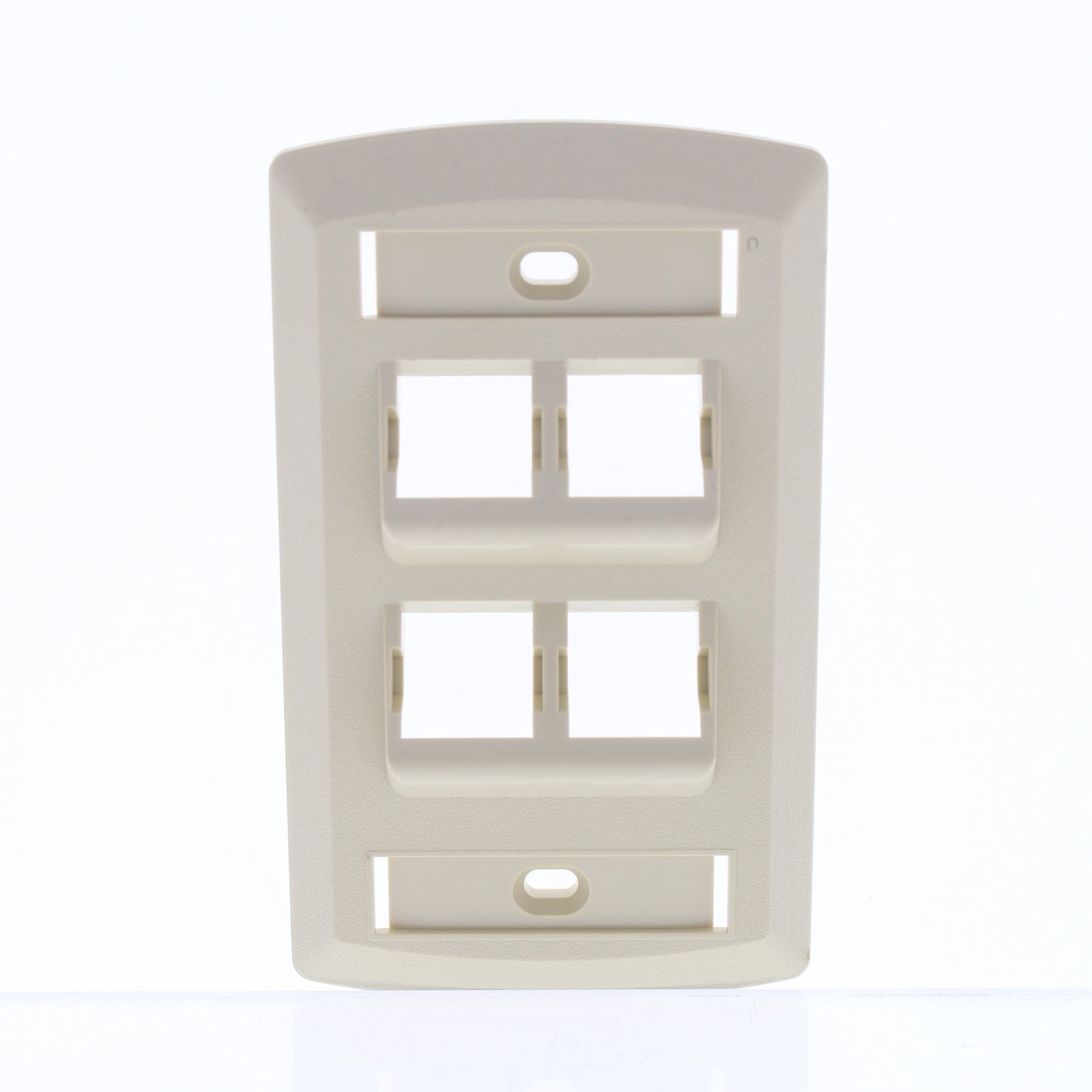 Suttle SE-STAR500AF-52 Ivory Angled Face 4-Port Nylon Wallplate