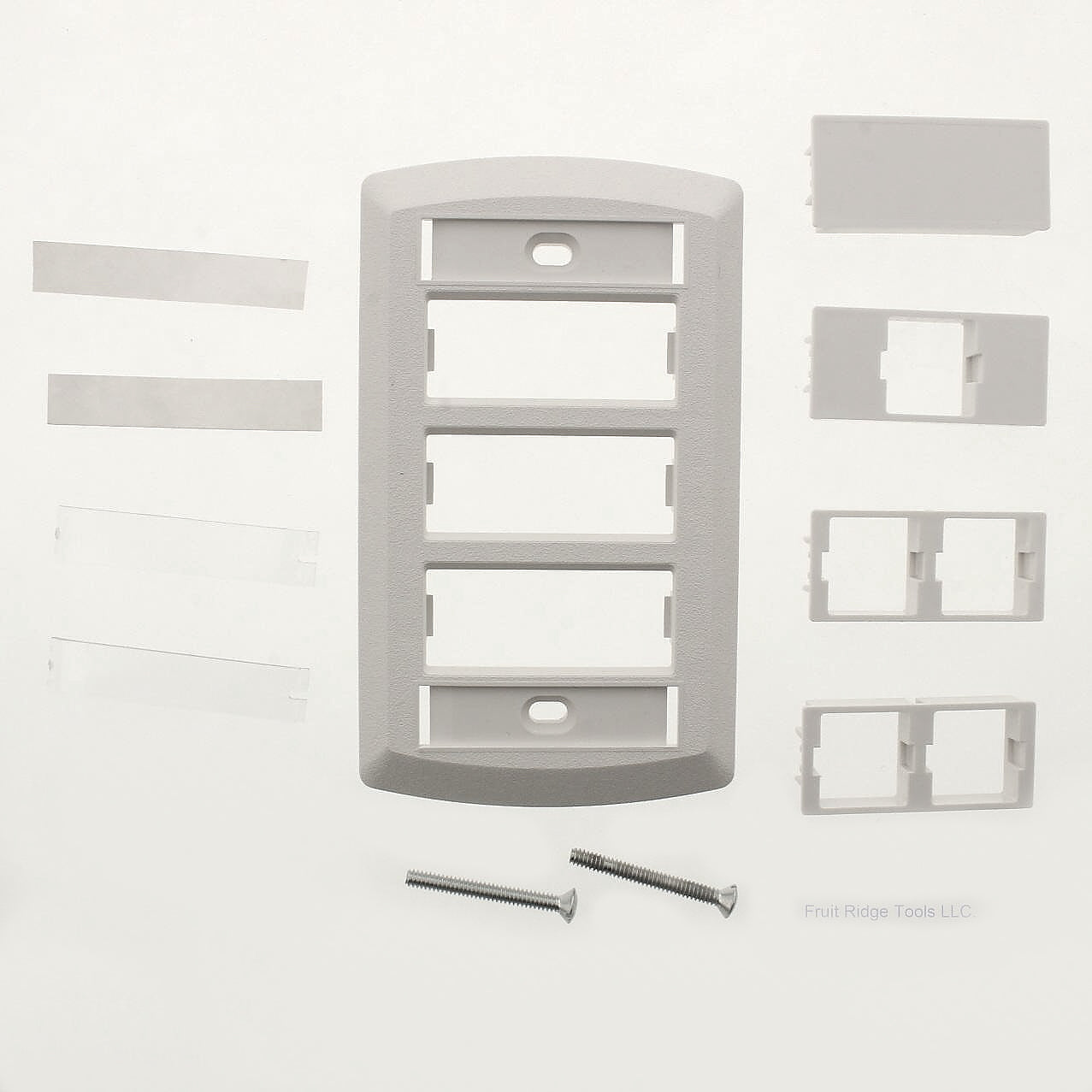 Suttle White 1-Gang Face Plate Adapter Custom Plate with ID Window S-STAR5501-85