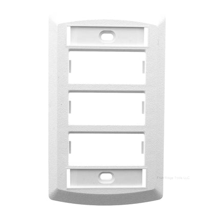 Suttle White 1-Gang Face Plate Adapter Custom Plate with ID Window S-STAR5501-85