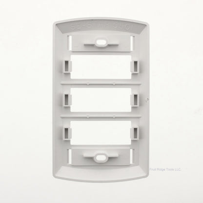 Suttle White 1-Gang Face Plate Adapter Custom Plate with ID Window S-STAR5501-85