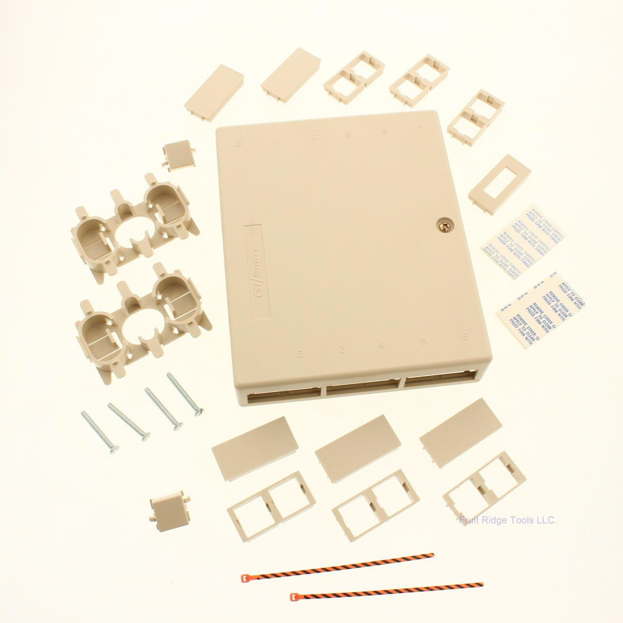 Suttle Ivory Multi-Media Surface Mount Data Box SE-STARMMB-52