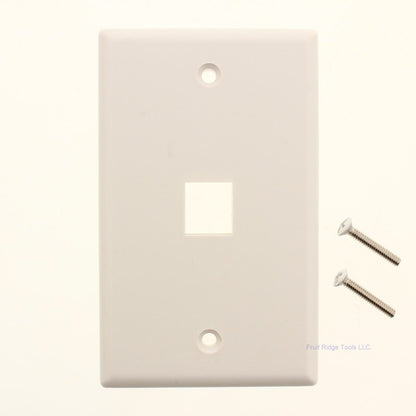 Signamax SKF-1-WH 1-Port Single Gang Keystone