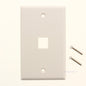 Signamax SKF-1-WH 1-Port Single Gang Keystone