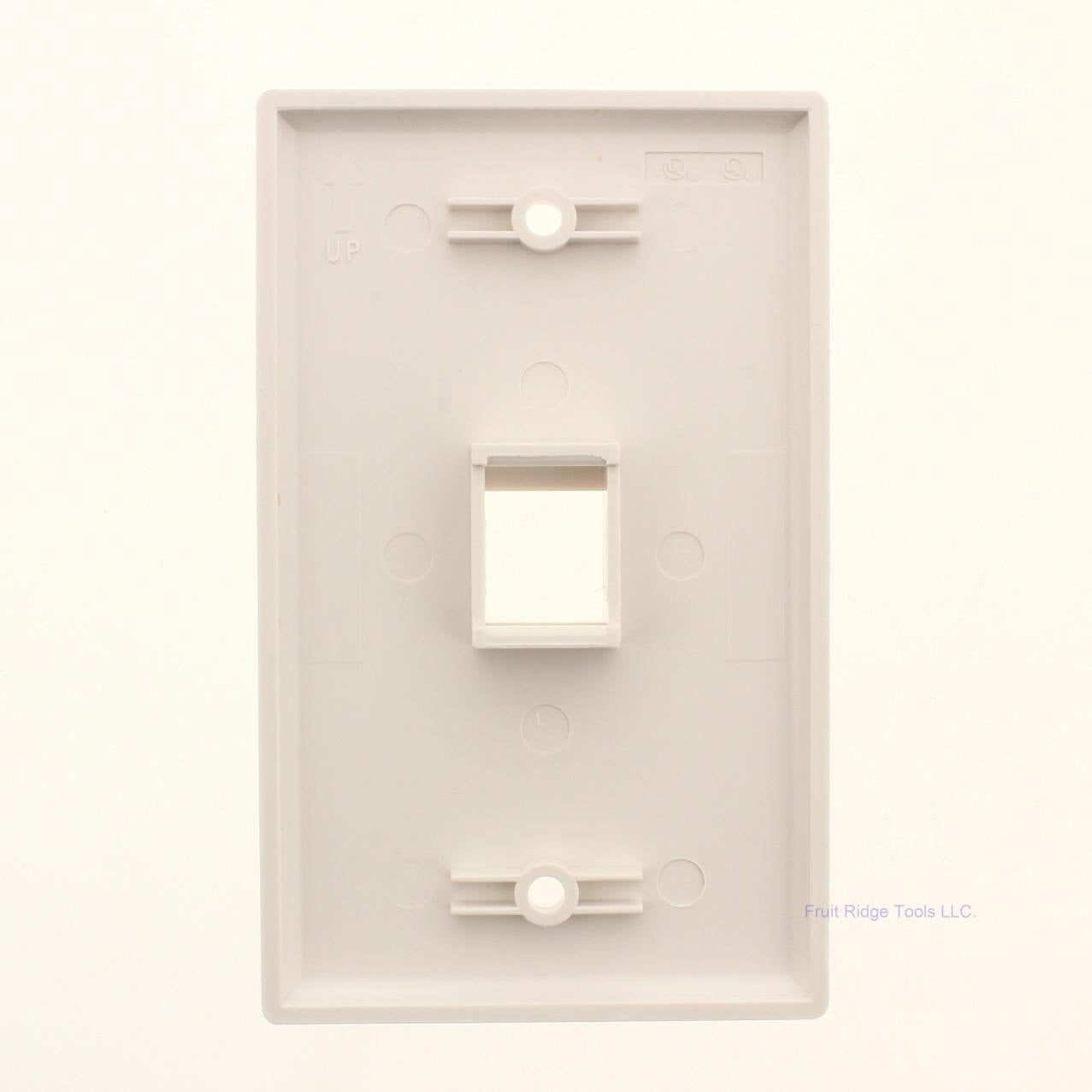 Signamax SKF-1-WH 1-Port Single Gang Keystone