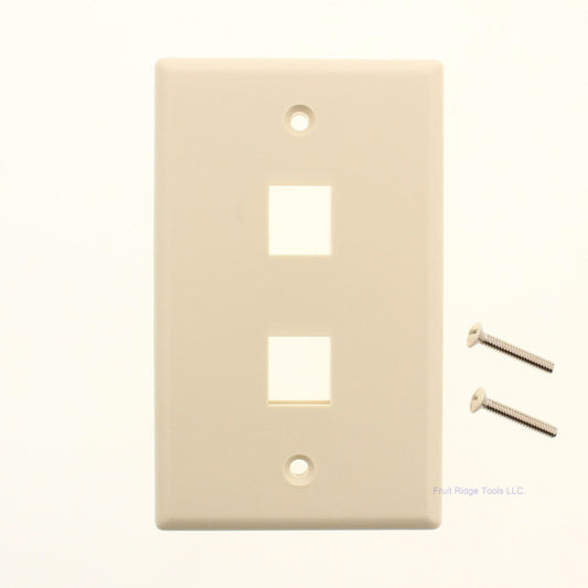 Signamax SKF-2 2-Port Single Gang Keystone
