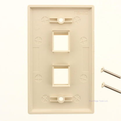 Signamax SKF-2 2-Port Single Gang Keystone