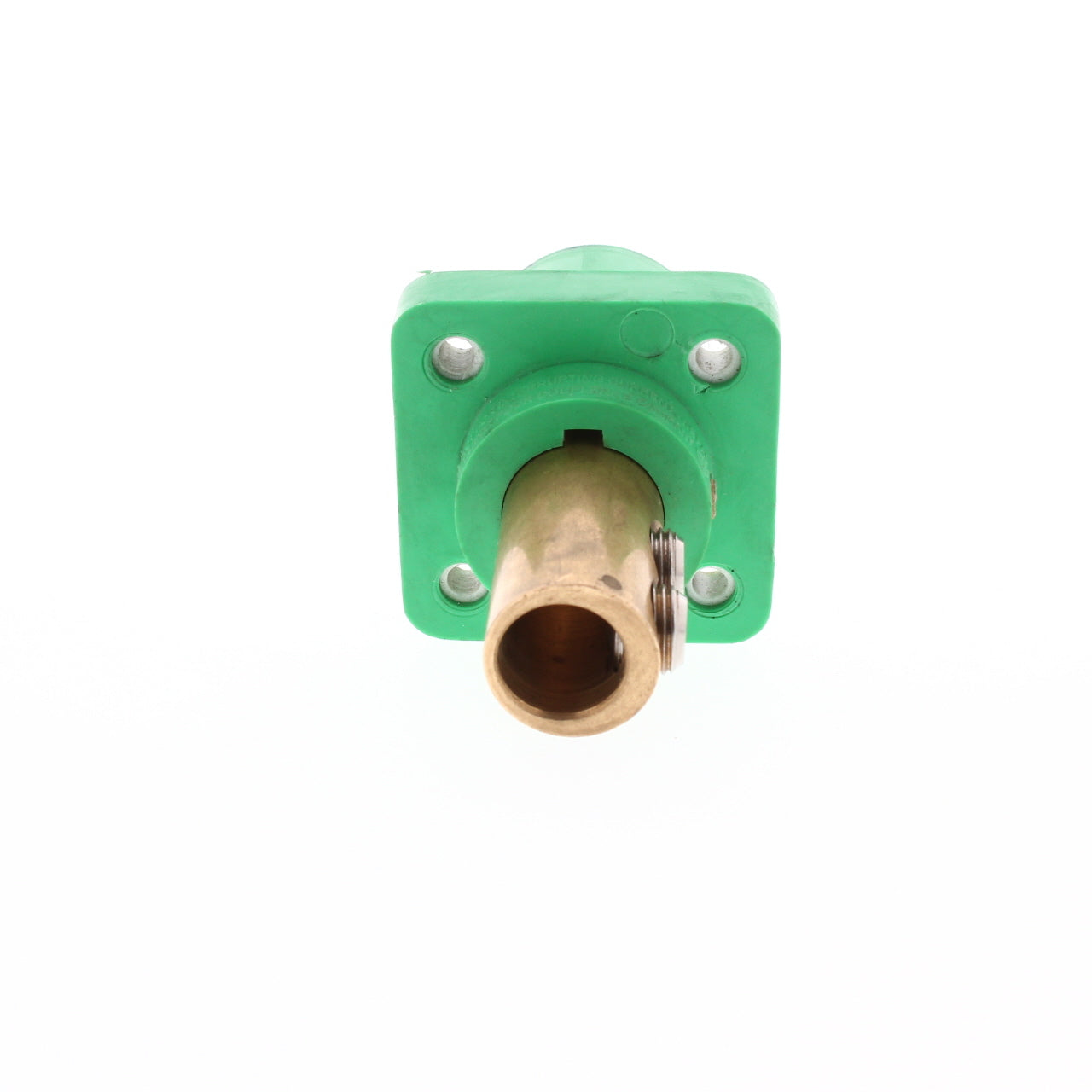 T-Series Green Double Set Screw Panel Mount Male T41SMSS-GRN