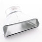 Snappy 13-205 End Boot 2-1/4" x 10-5" 90 Degree Stack Galvanized Steel Ductwork