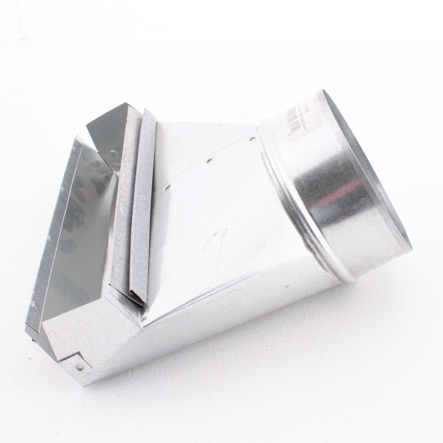 Snappy 13-205 End Boot 2-1/4" x 10-5" 90 Degree Stack Galvanized Steel Ductwork