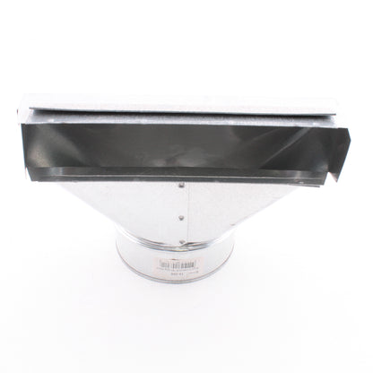 Snappy 13-205 End Boot 2-1/4" x 10-5" 90 Degree Stack Galvanized Steel Ductwork