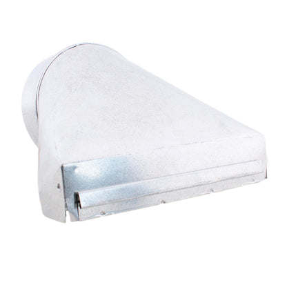 Snappy 13-206 90 Degree Galvanized Steel Stack Boot 2-1/4 x 10 in. 6 in. Dia