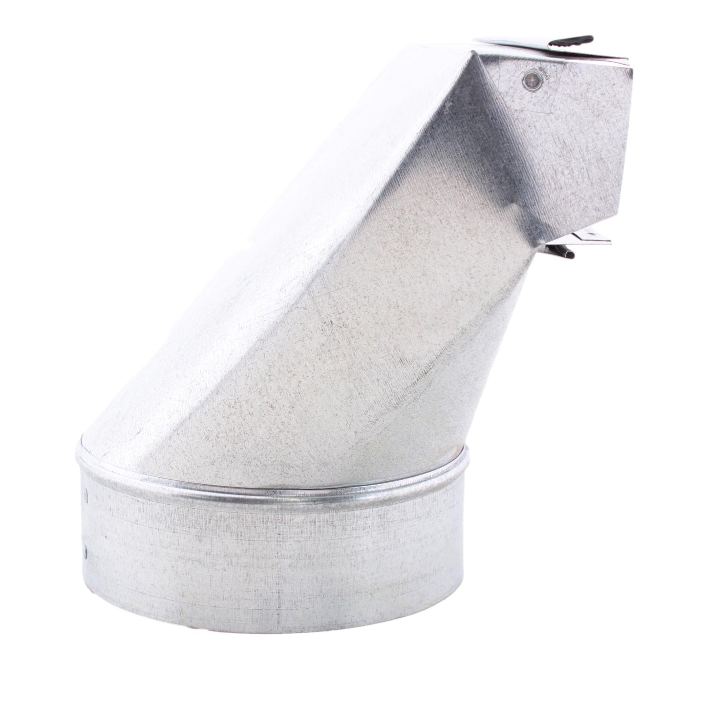 Snappy 13-206 90 Degree Galvanized Steel Stack Boot 2-1/4 x 10 in. 6 in. Dia