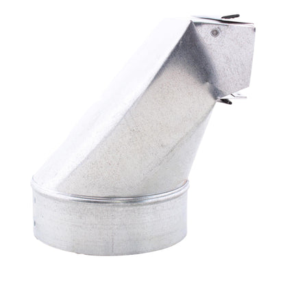 Snappy 13-206 90 Degree Galvanized Steel Stack Boot 2-1/4 x 10 in. 6 in. Dia