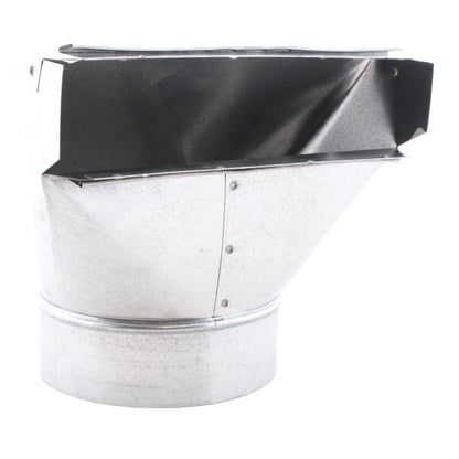 Snappy 13-206 90 Degree Galvanized Steel Stack Boot 2-1/4 x 10 in. 6 in. Dia