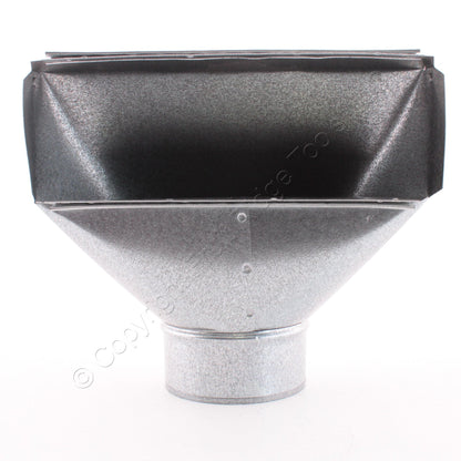 Snappy 13-304 Galvanized Steel 90� Boot Stack 3.25" x 10-4" Regulator for HVAC