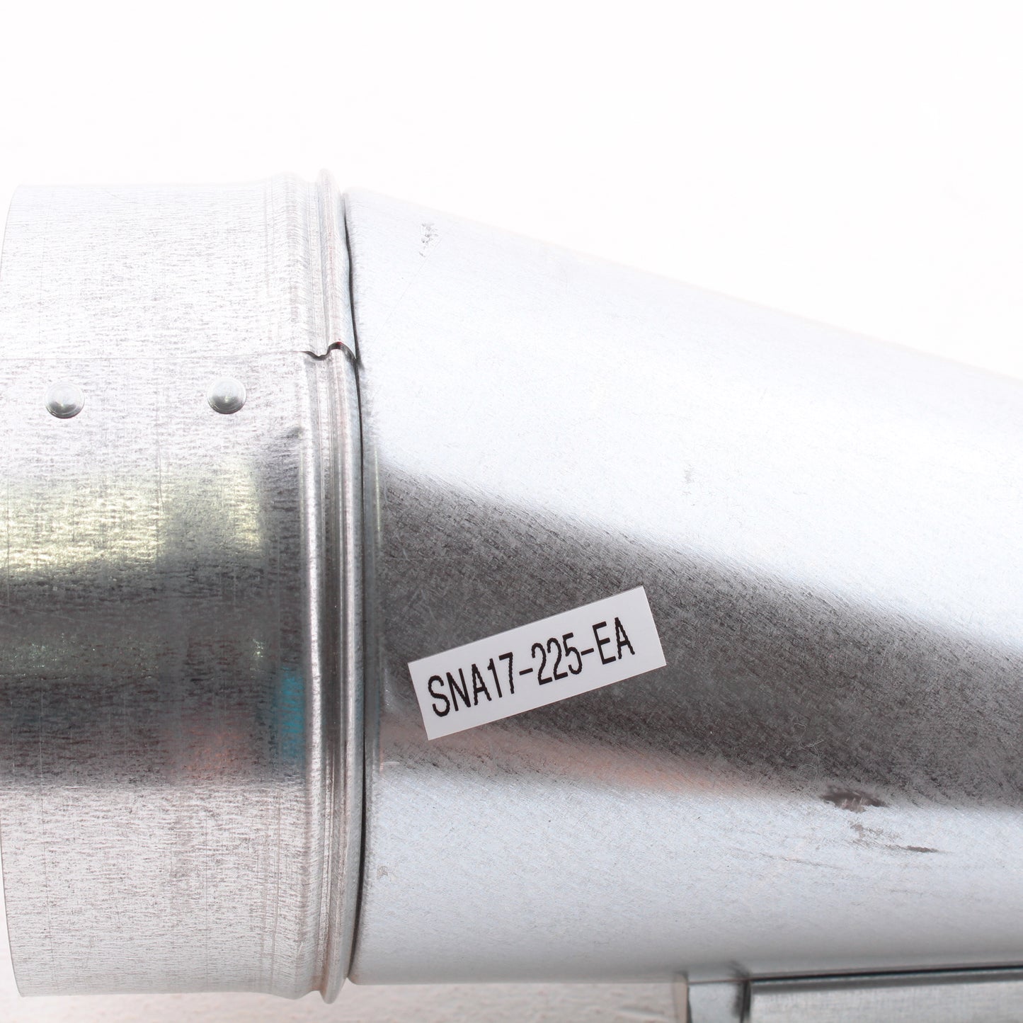 Snappy 17-225 Center End Stack Boot 2-1/4x12x12.5 Galvanized Steel Duct Fitting