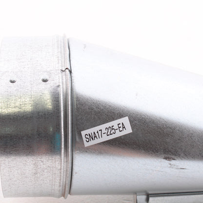 Snappy 17-225 Center End Stack Boot 2-1/4x12x12.5 Galvanized Steel Duct Fitting