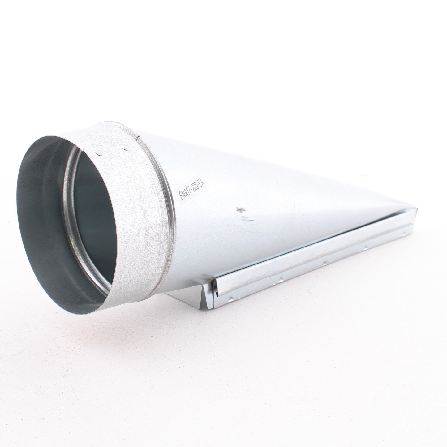 Snappy 17-225 Center End Stack Boot 2-1/4x12x12.5 Galvanized Steel Duct Fitting