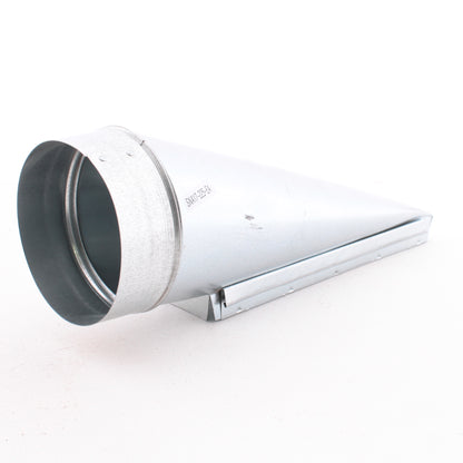 Snappy 17-225 Center End Stack Boot 2-1/4x12x12.5 Galvanized Steel Duct Fitting