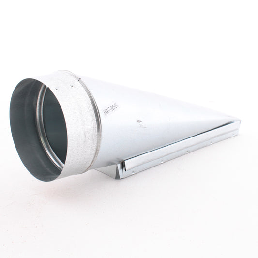 Snappy 17-225 Center End Stack Boot 2-1/4x12x12.5 Galvanized Steel Duct Fitting