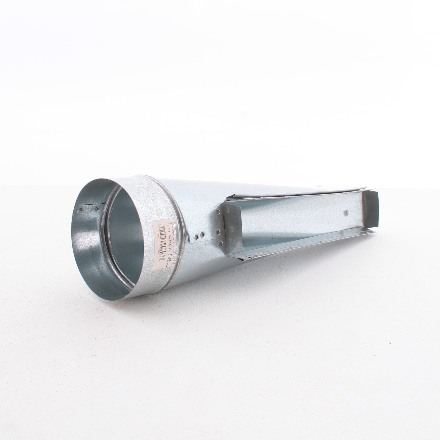 Snappy 17-225 Center End Stack Boot 2-1/4x12x12.5 Galvanized Steel Duct Fitting