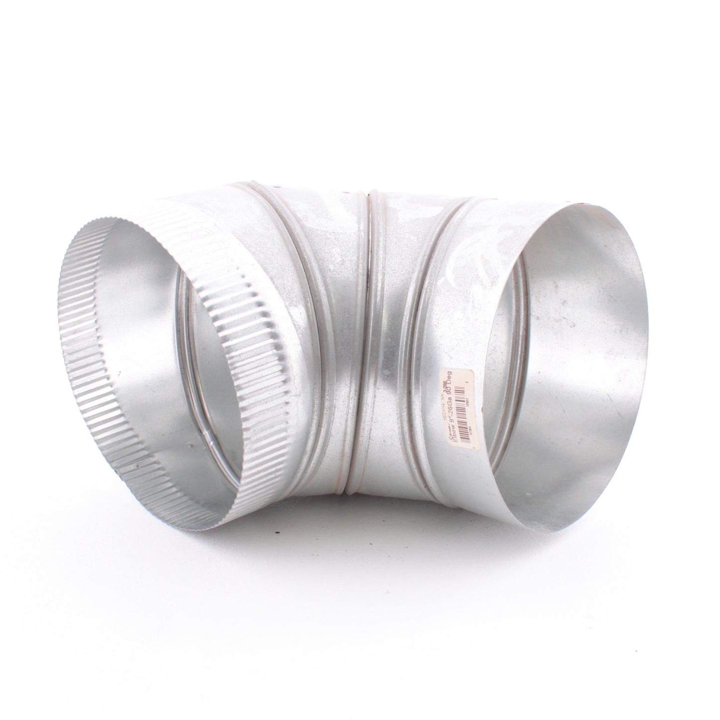 Snappy 3-096 Furnace Elbow 90� Adjustable Tapered Crimped Connection 9" Diameter