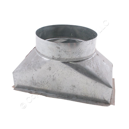 Snappy 82-061207 Galvanized Funnel Register Box 12" Lx6" W Steel Hot Dipped