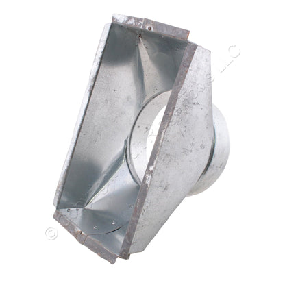 Snappy 82-061207 Galvanized Funnel Register Box 12" Lx6" W Steel Hot Dipped
