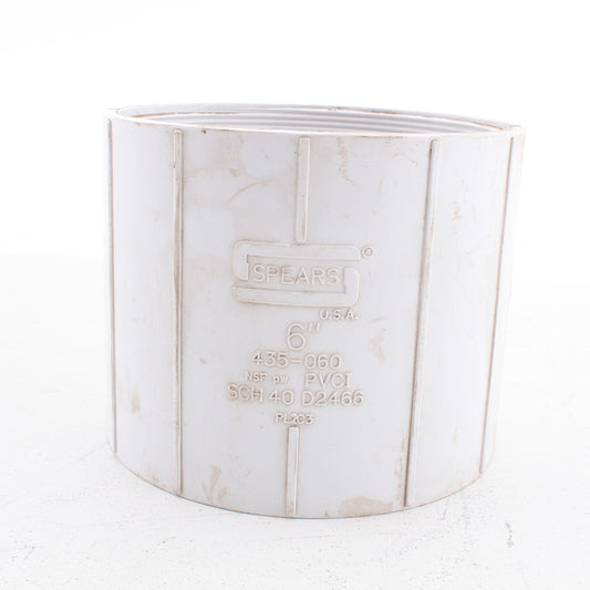 Spears 435-060 Standard Adapter 6" Socket x FNPT SCH 40/STD PVC Domestic